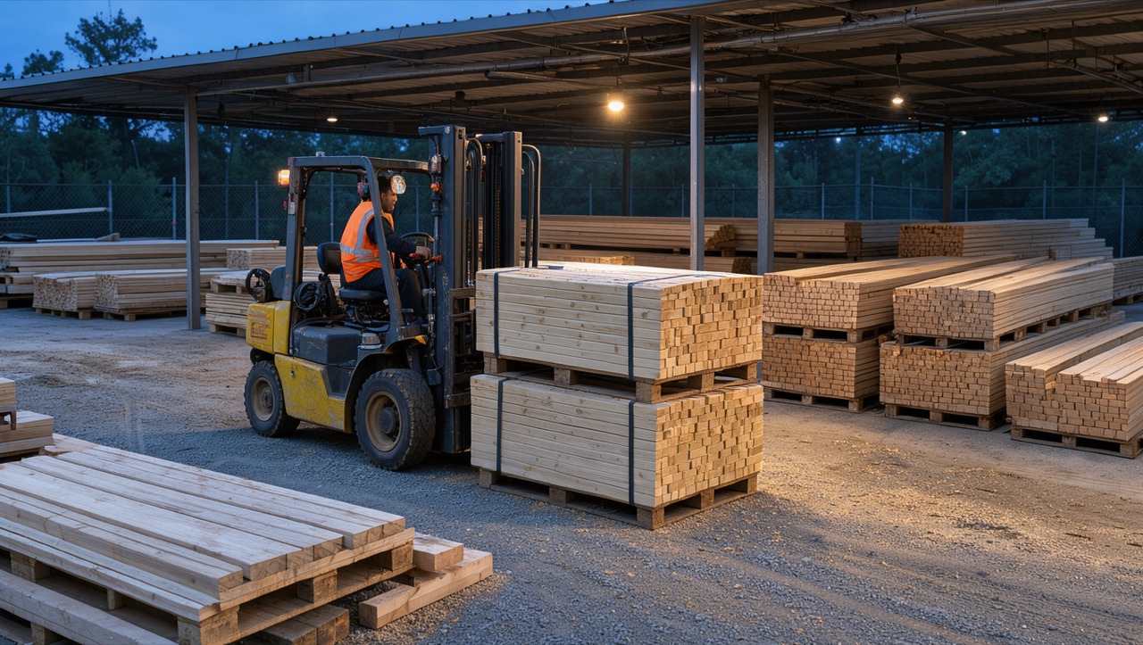 Linia produkcyjna palet